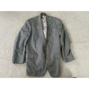 Vintage Brooks Brothers Suit Jacket Size 42r 1990s Gray/gold Wool